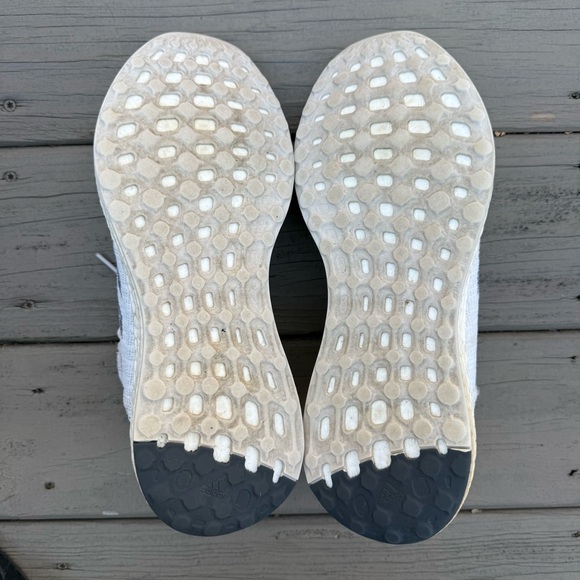 Adidas PureBoost Go J Non Dyed Grey and White shoes size 11 - Picture 13 of 13